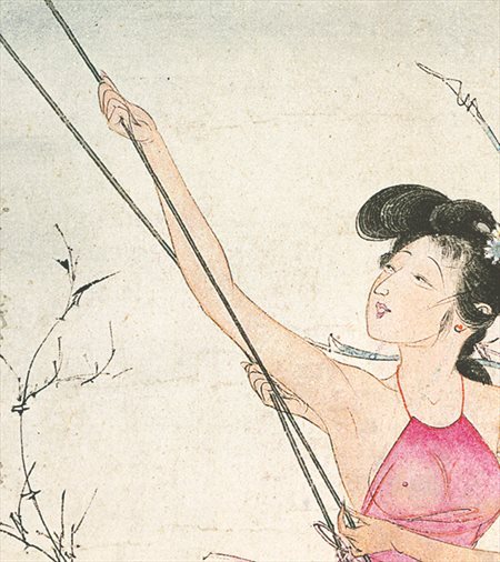 广东省-胡也佛的仕女画和最知名的金瓶梅秘戏图